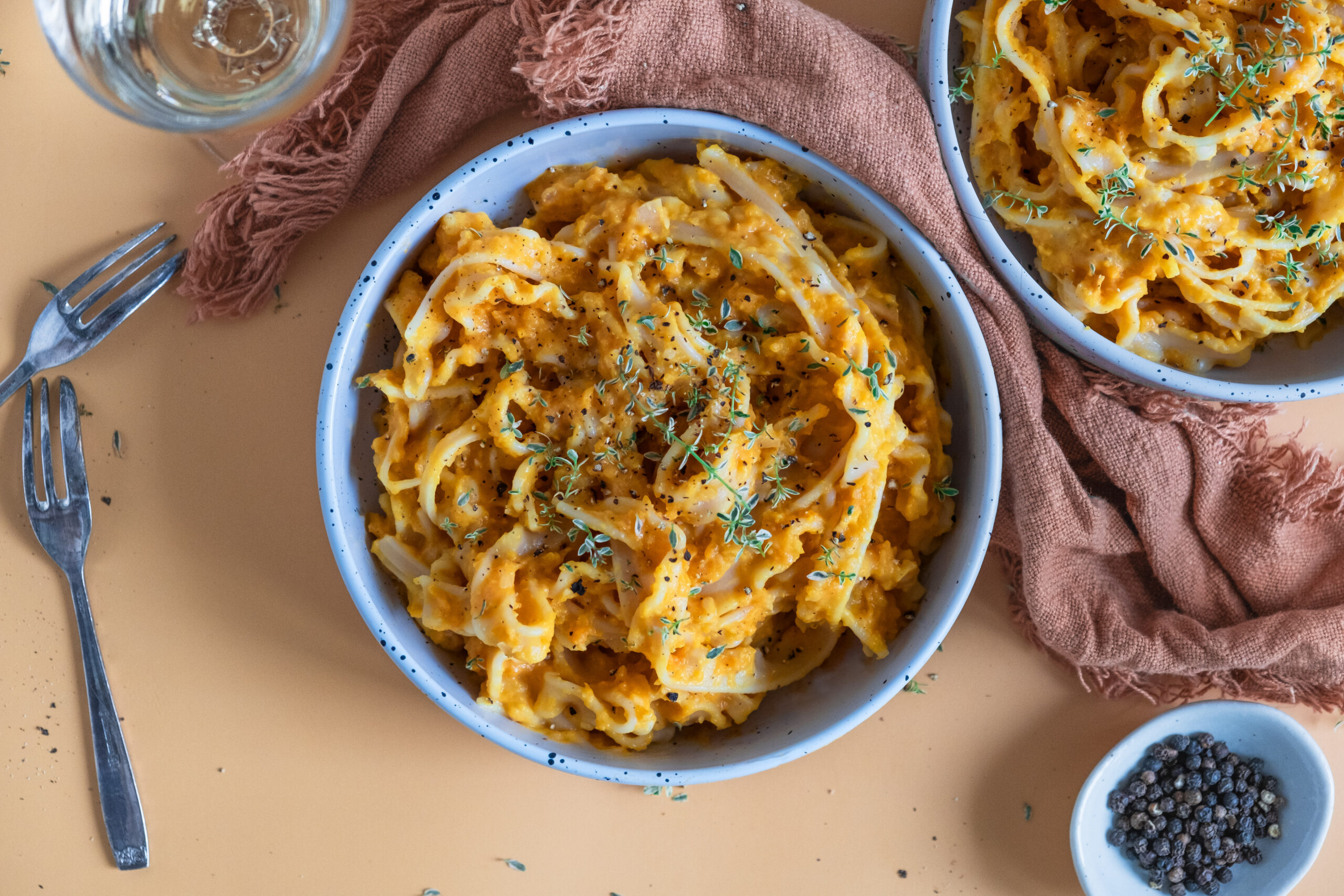 Butternut Pumpkin Pasta without Cream - Athlete Lunchbox